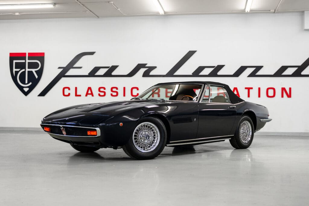1972 MASERATI GHIBLI SPYDER 4.9 SS Dark Blue